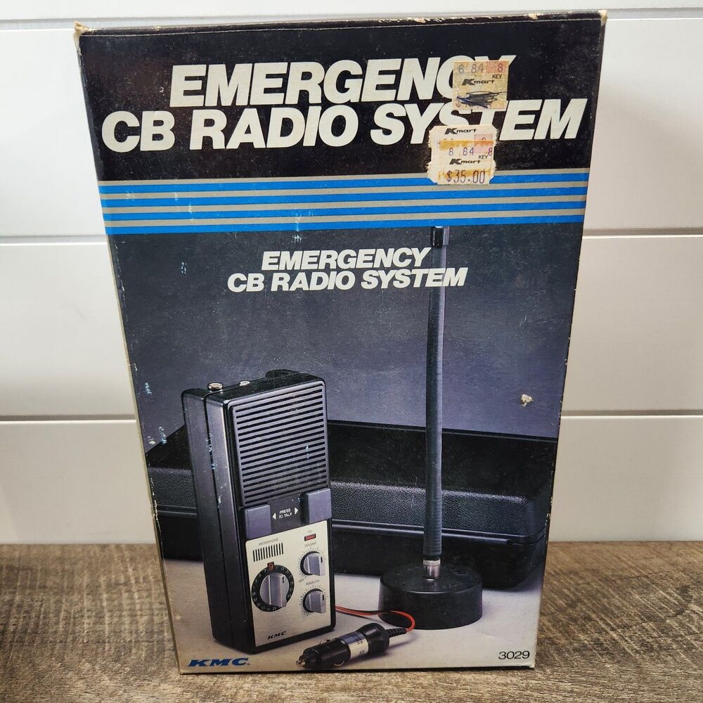 Emergency CB Radio System KMC 3029 Vintage Kmart NEW
